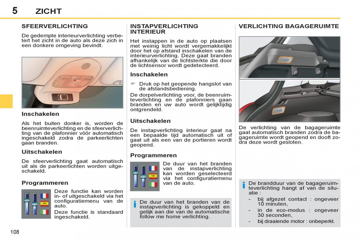 Peugeot 308 SW I 1 handleiding / page 110