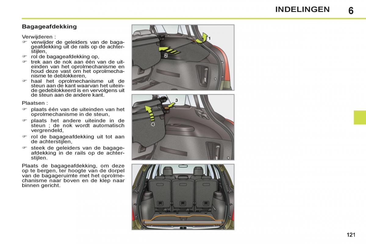 Peugeot 308 SW I 1 handleiding / page 123