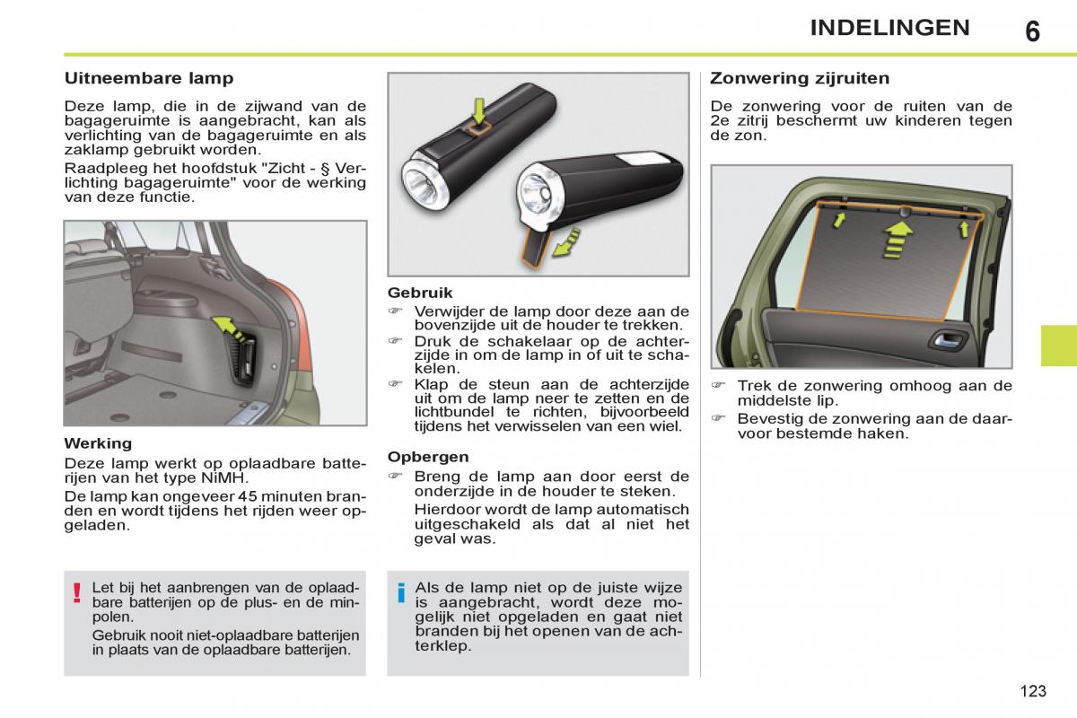 Peugeot 308 SW I 1 handleiding / page 125