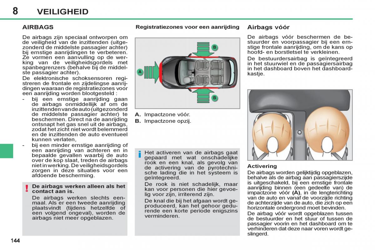 Peugeot 308 SW I 1 handleiding / page 146