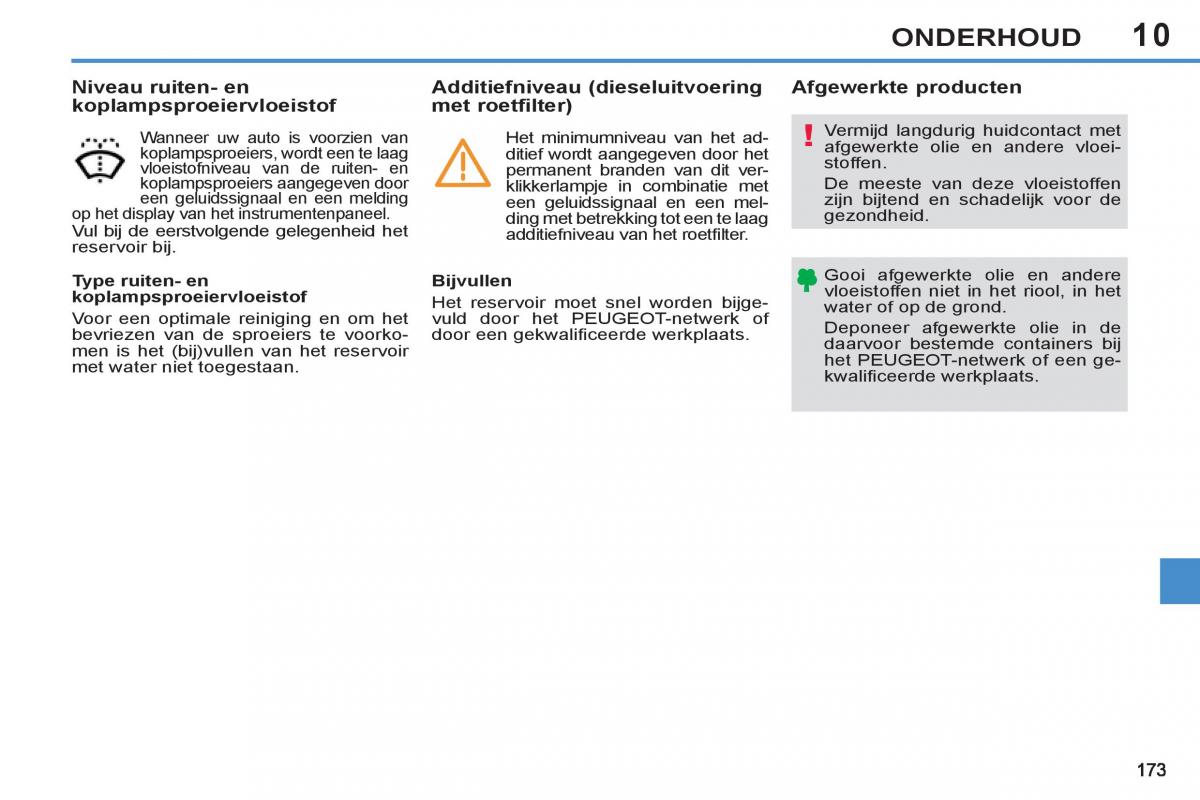 Peugeot 308 SW I 1 handleiding / page 175