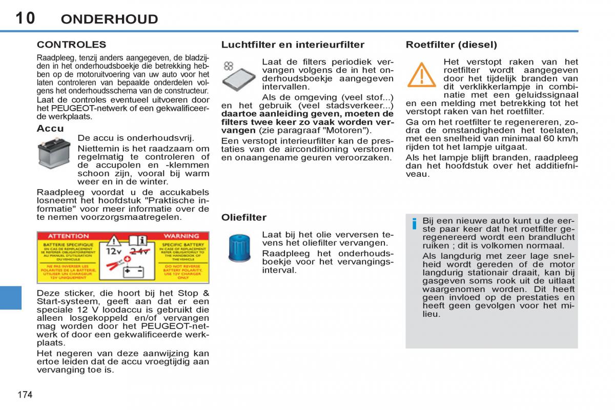 Peugeot 308 SW I 1 handleiding / page 176