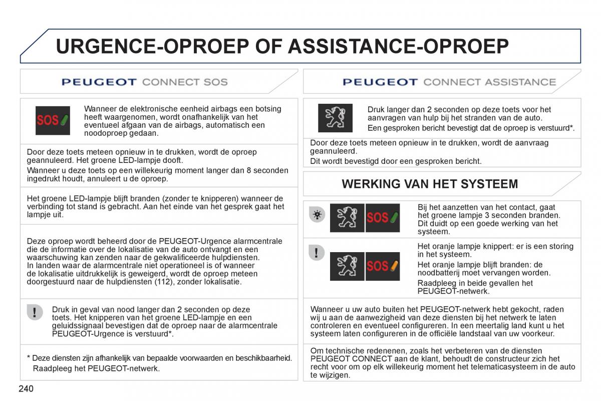 Peugeot 308 SW I 1 handleiding / page 242