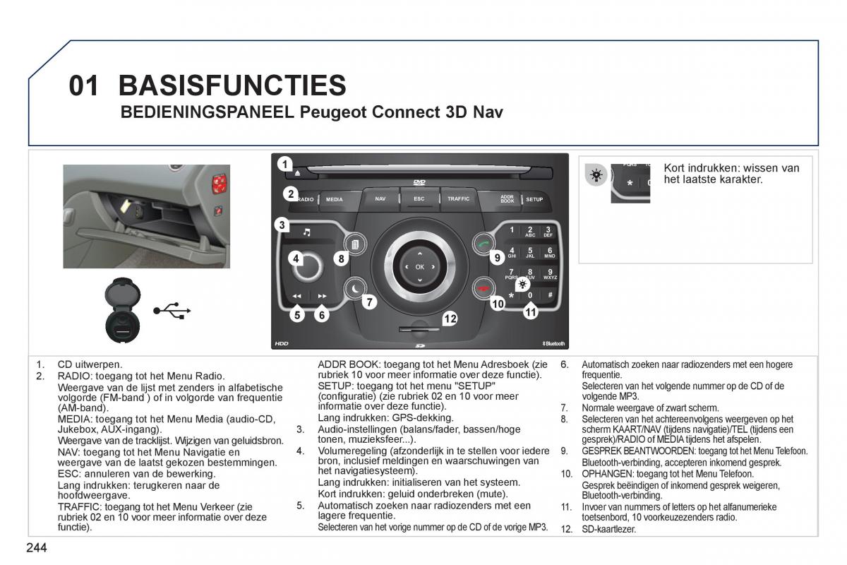 Peugeot 308 SW I 1 handleiding / page 246