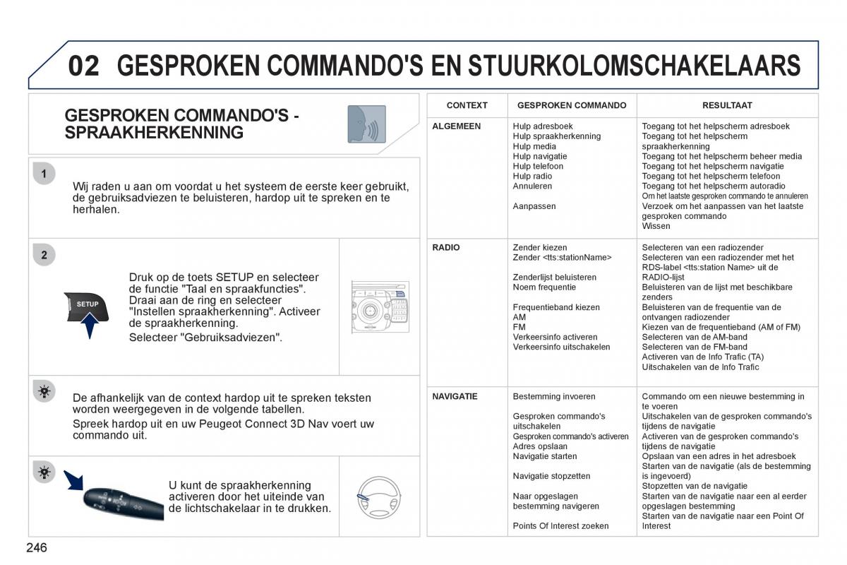 Peugeot 308 SW I 1 handleiding / page 248