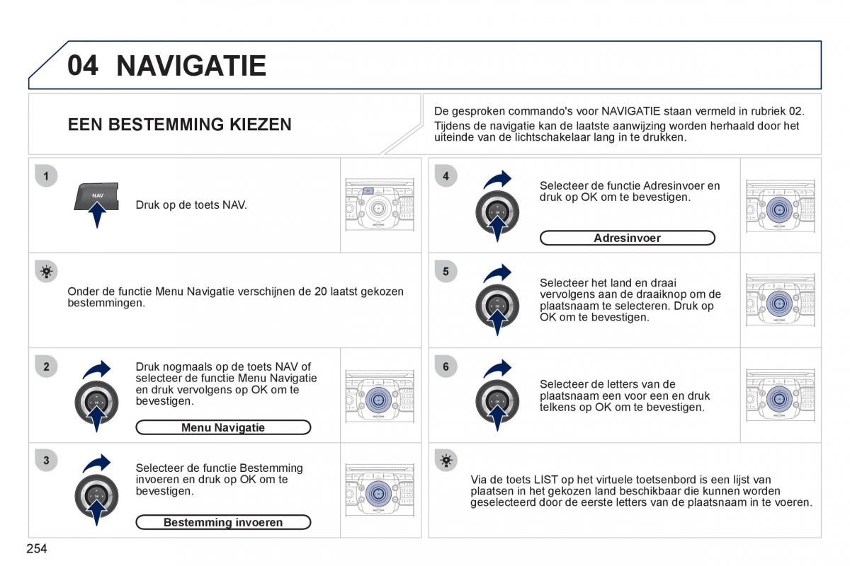 Peugeot 308 SW I 1 handleiding / page 256