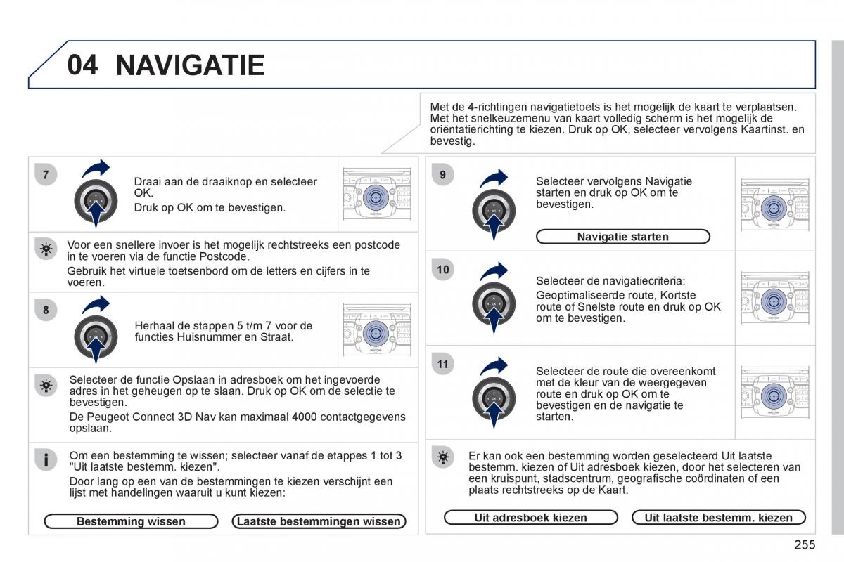 Peugeot 308 SW I 1 handleiding / page 257