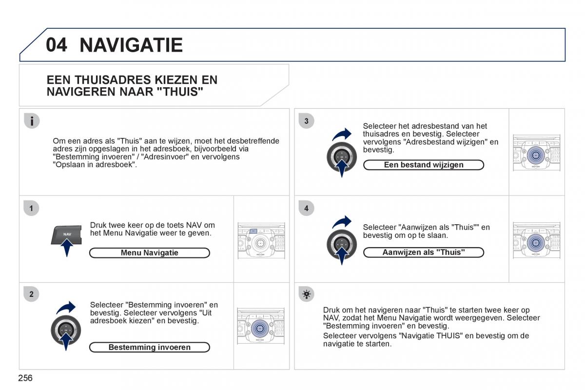 Peugeot 308 SW I 1 handleiding / page 258