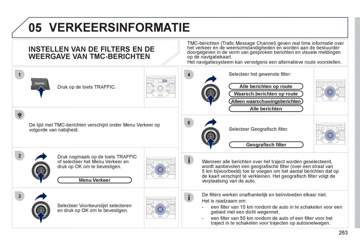 Peugeot 308 SW I 1 handleiding / page 265