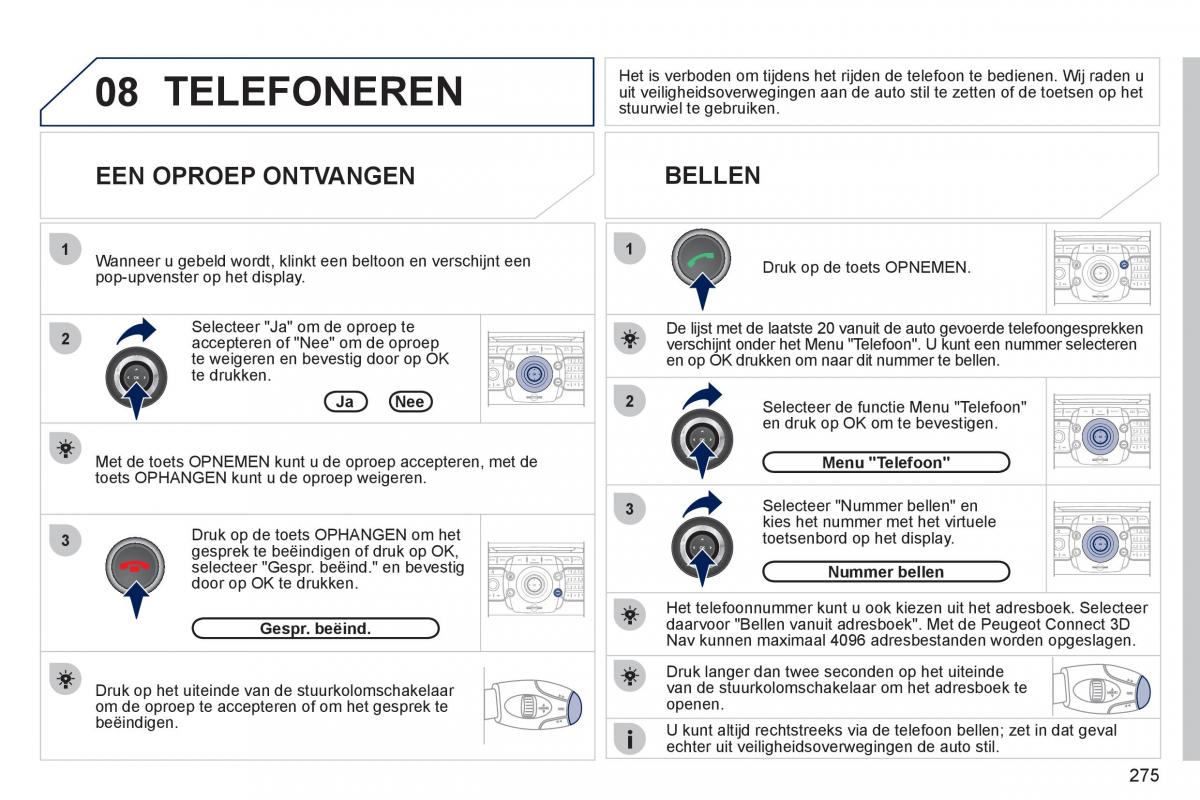 Peugeot 308 SW I 1 handleiding / page 277