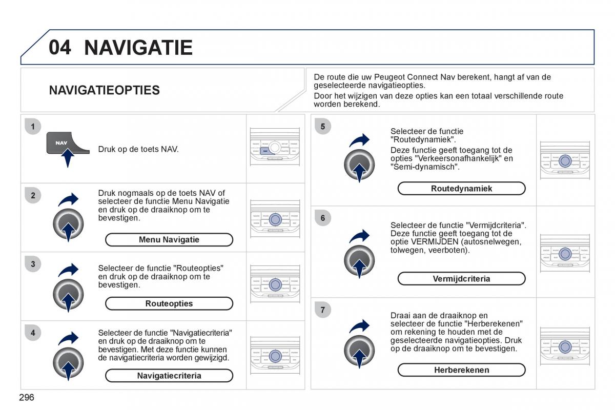 Peugeot 308 SW I 1 handleiding / page 298