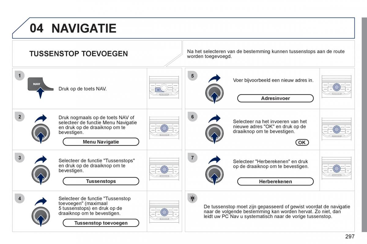 Peugeot 308 SW I 1 handleiding / page 299