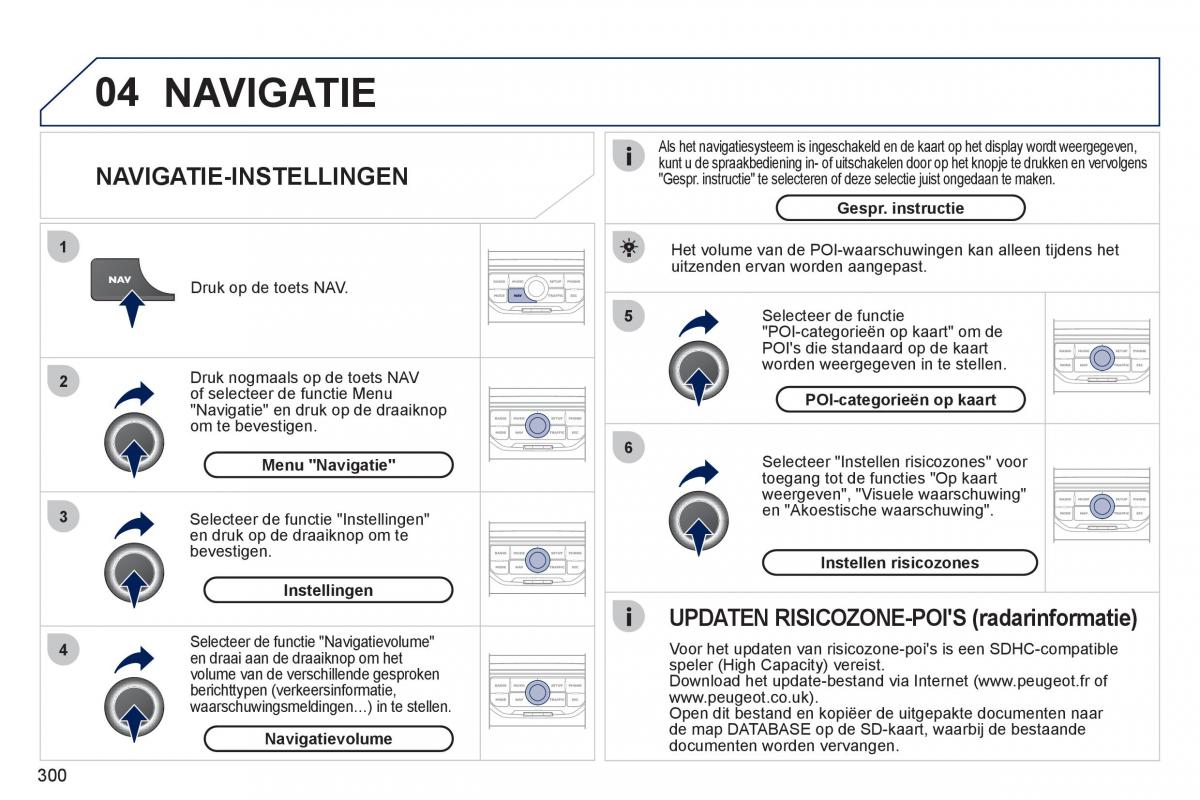 Peugeot 308 SW I 1 handleiding / page 302