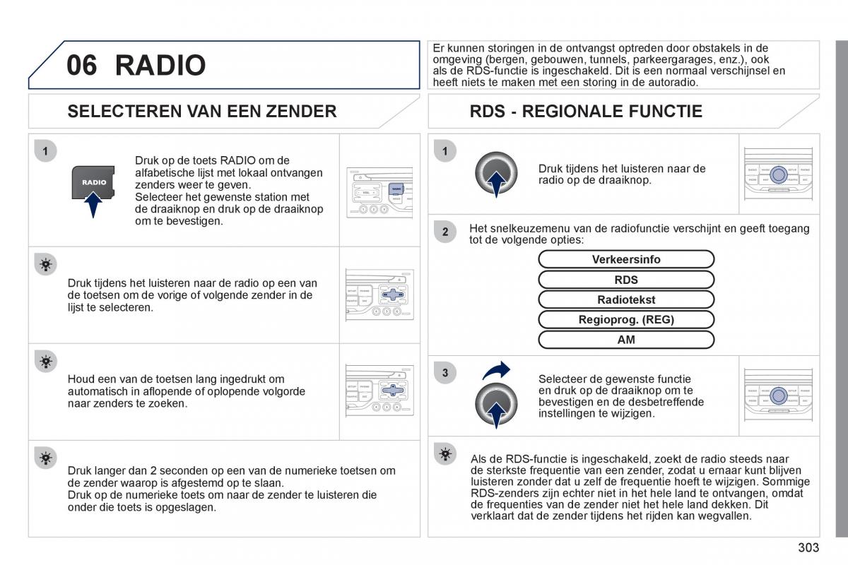 Peugeot 308 SW I 1 handleiding / page 305