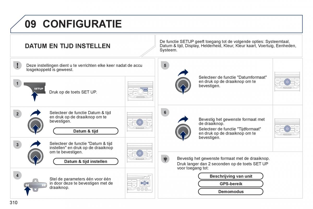 Peugeot 308 SW I 1 handleiding / page 312