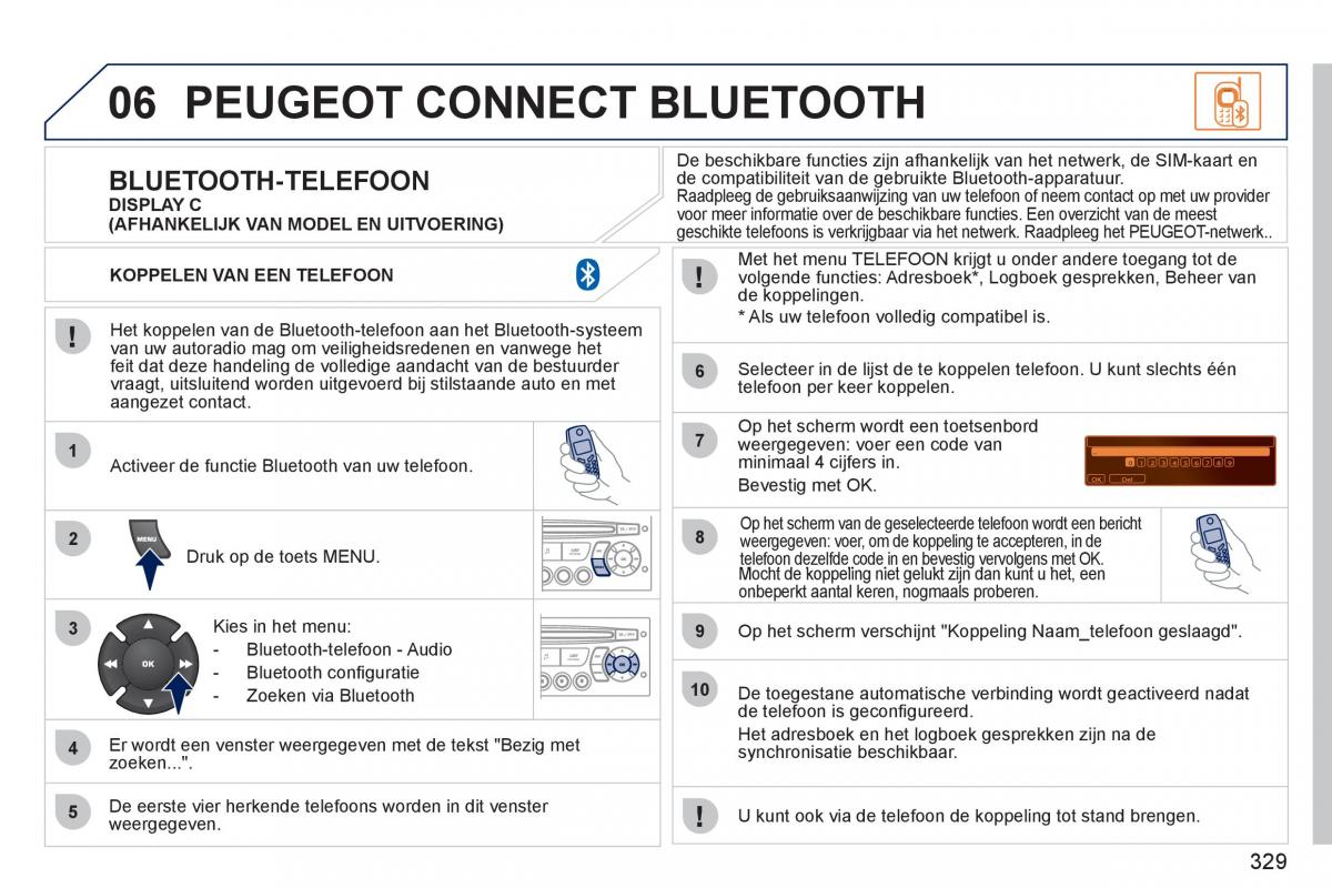 Peugeot 308 SW I 1 handleiding / page 331