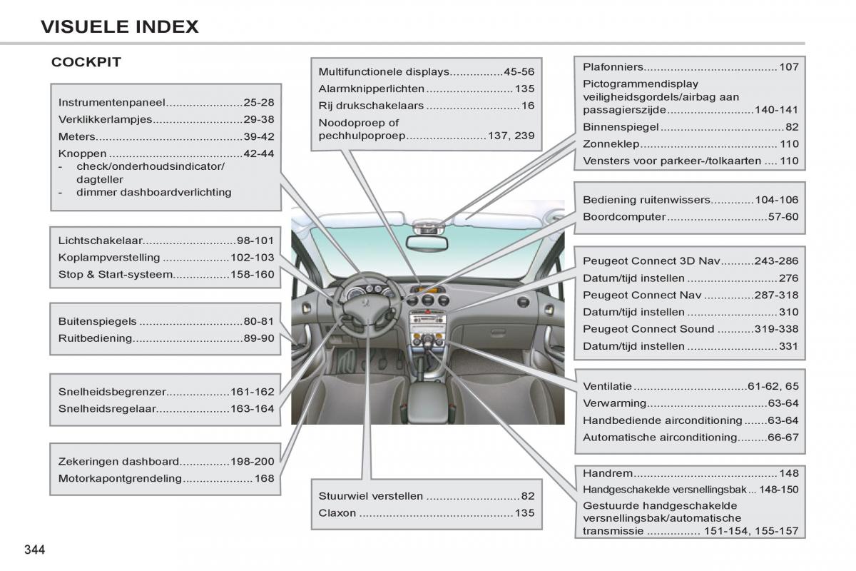 Peugeot 308 SW I 1 handleiding / page 346