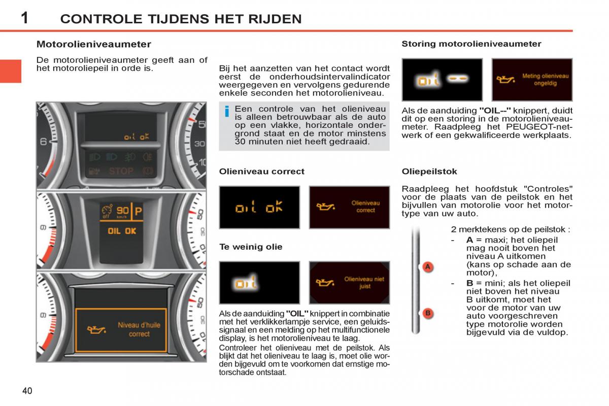 Peugeot 308 SW I 1 handleiding / page 42