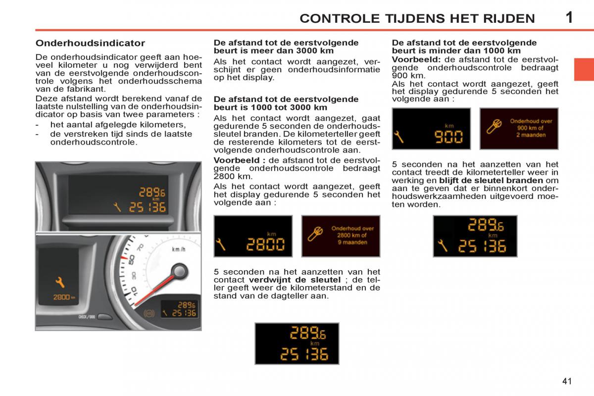 Peugeot 308 SW I 1 handleiding / page 43