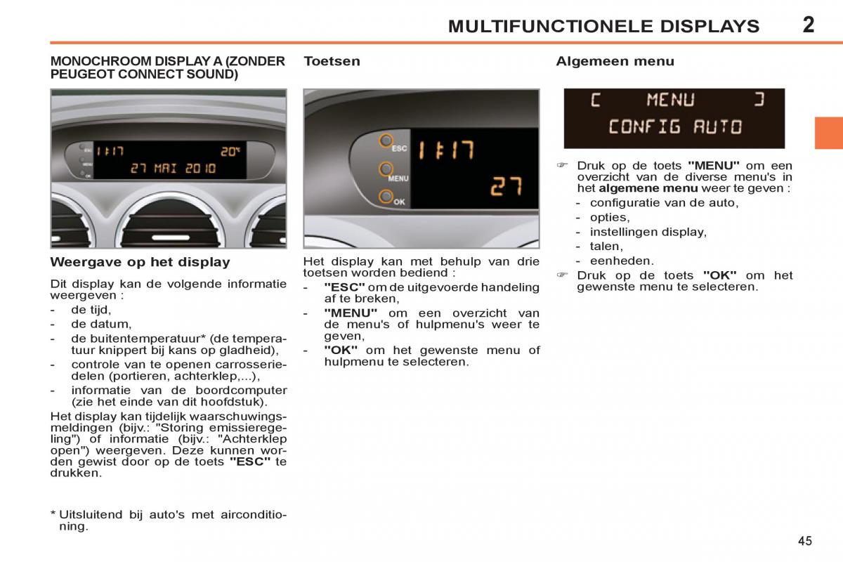 Peugeot 308 SW I 1 handleiding / page 47