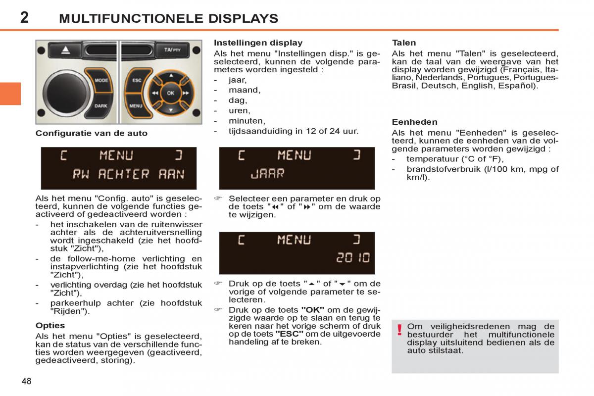 Peugeot 308 SW I 1 handleiding / page 50