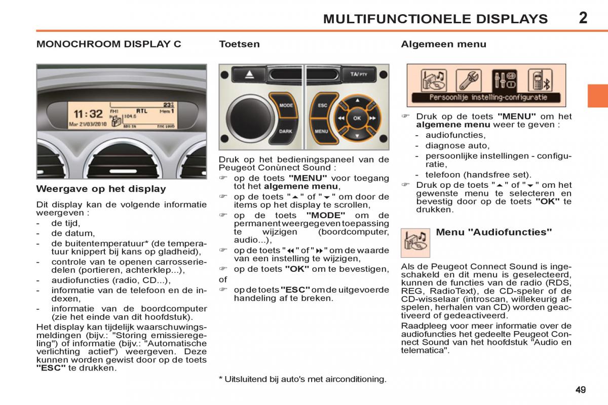 Peugeot 308 SW I 1 handleiding / page 51