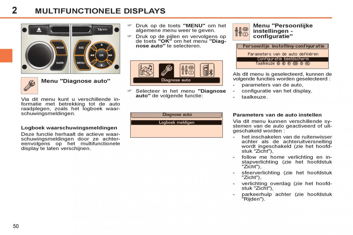 Peugeot 308 SW I 1 handleiding / page 52