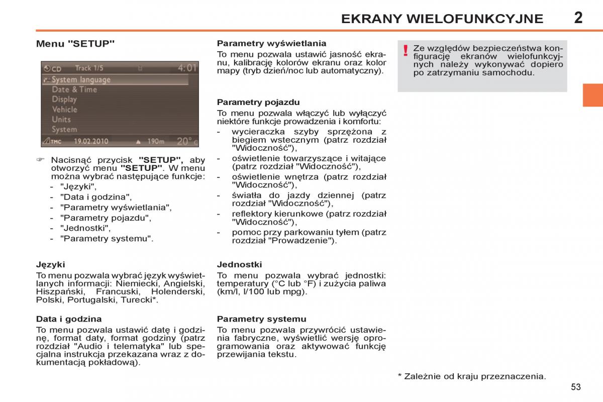 Peugeot 308 SW I 1 instrukcja obslugi / page 55