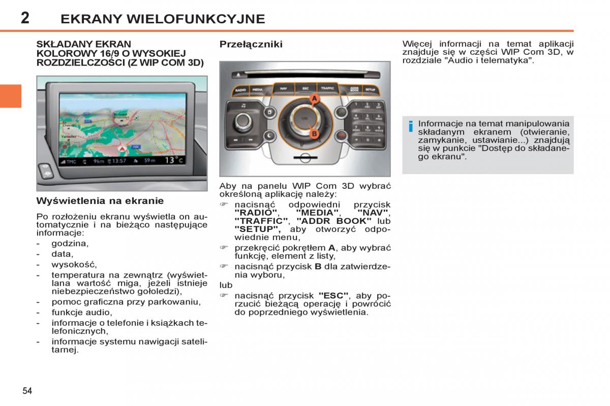 Peugeot 308 SW I 1 instrukcja obslugi / page 56