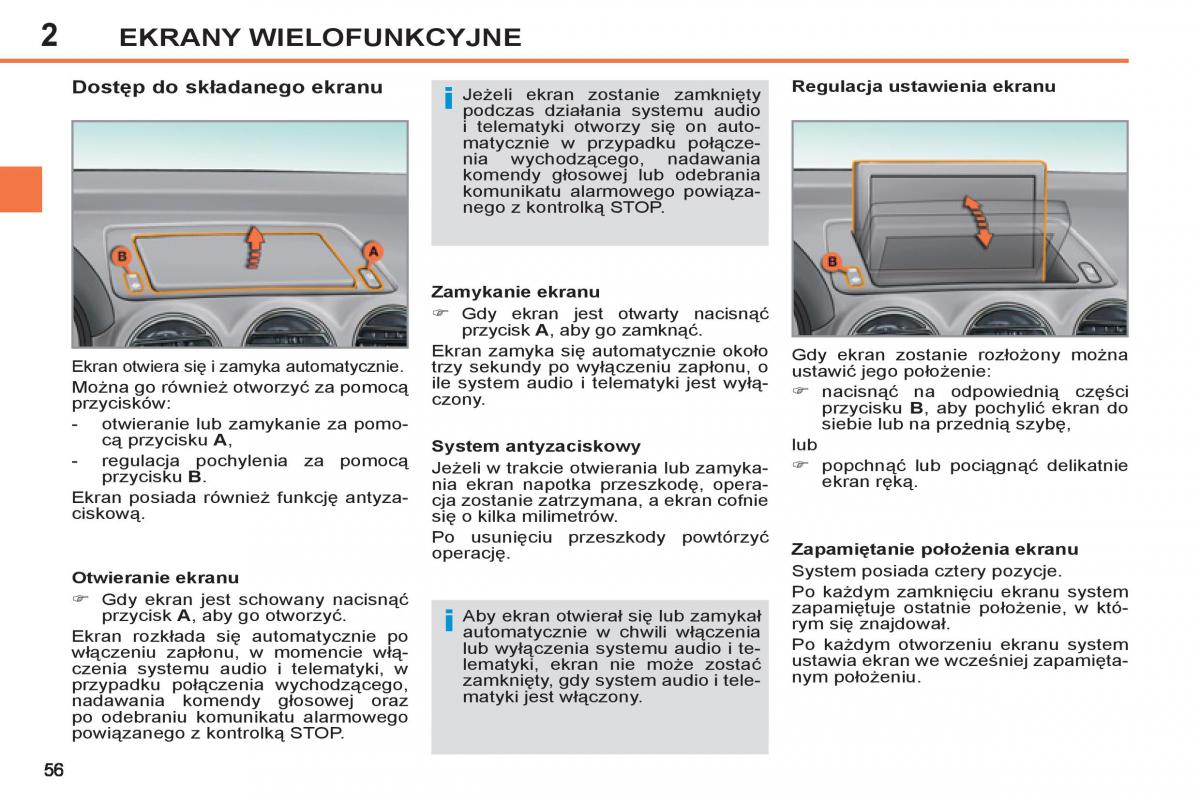 Peugeot 308 SW I 1 instrukcja obslugi / page 58