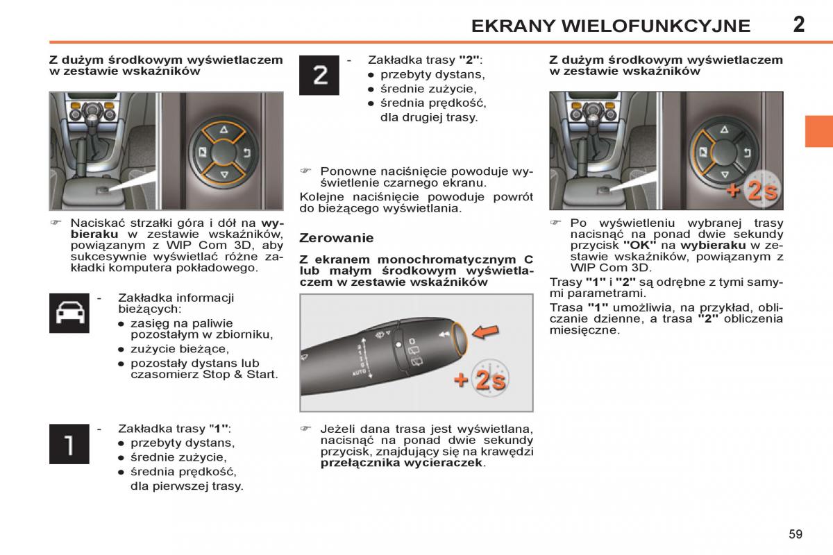 Peugeot 308 SW I 1 instrukcja obslugi / page 61