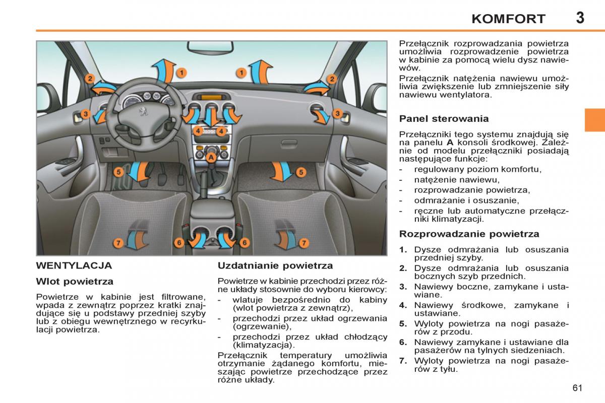 Peugeot 308 SW I 1 instrukcja obslugi / page 63