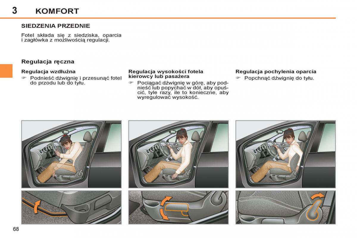 Peugeot 308 SW I 1 instrukcja obslugi / page 70