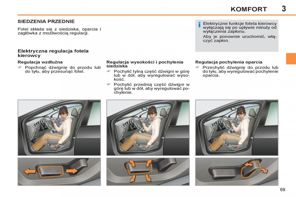 Peugeot 308 SW I 1 instrukcja obslugi / page 71