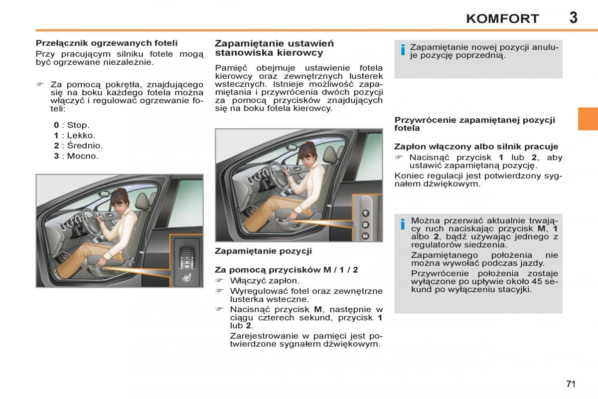 Peugeot 308 SW I 1 instrukcja obslugi / page 73