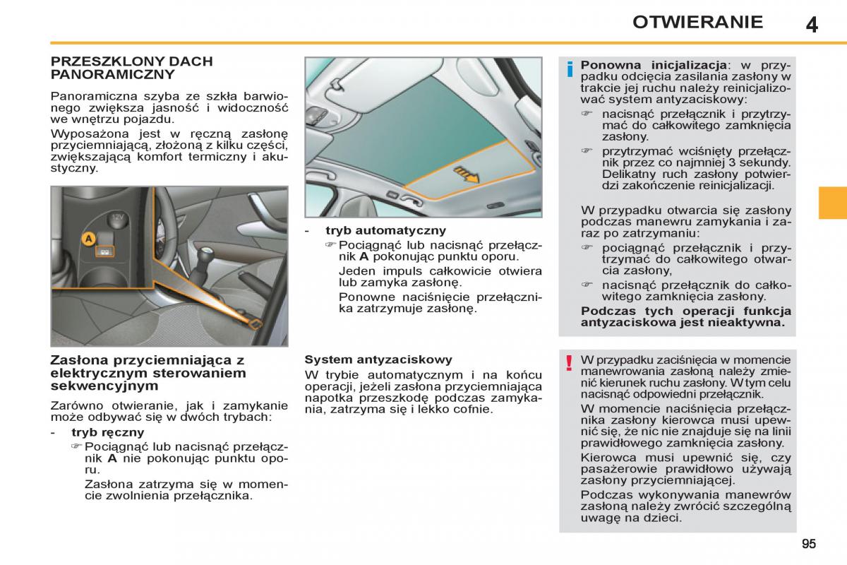 Peugeot 308 SW I 1 instrukcja obslugi / page 97