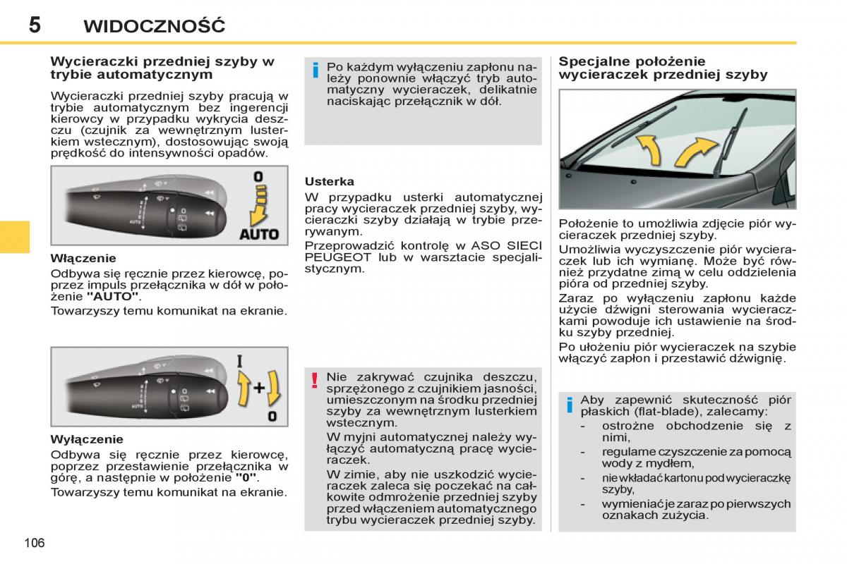 Peugeot 308 SW I 1 instrukcja obslugi / page 108