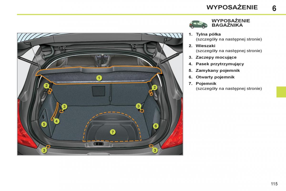 Peugeot 308 SW I 1 instrukcja obslugi / page 117