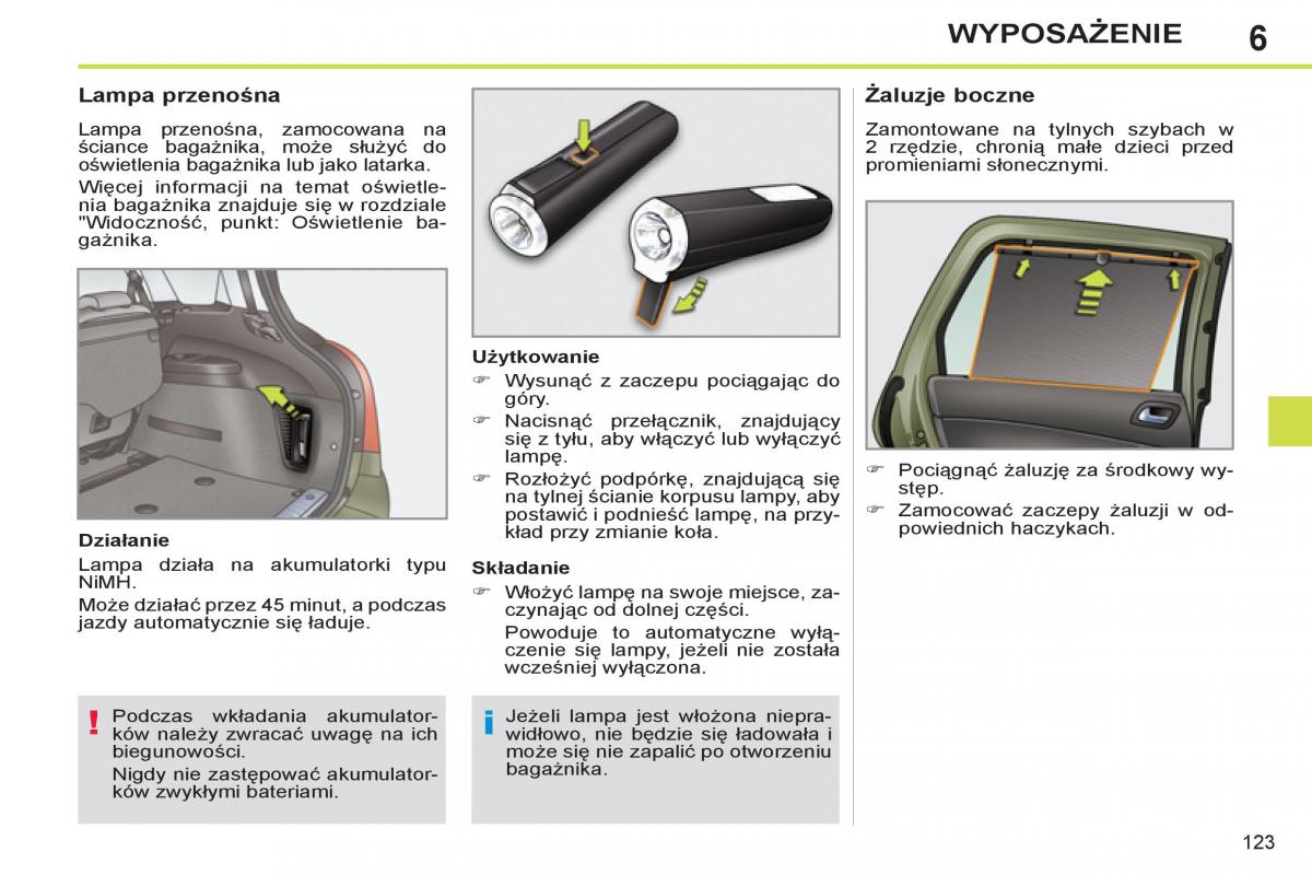 Peugeot 308 SW I 1 instrukcja obslugi / page 125