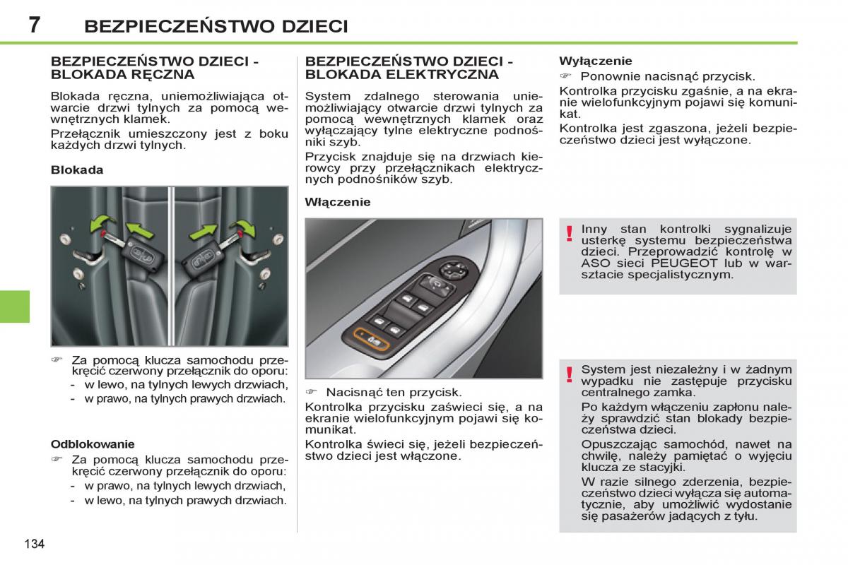 Peugeot 308 SW I 1 instrukcja obslugi / page 136