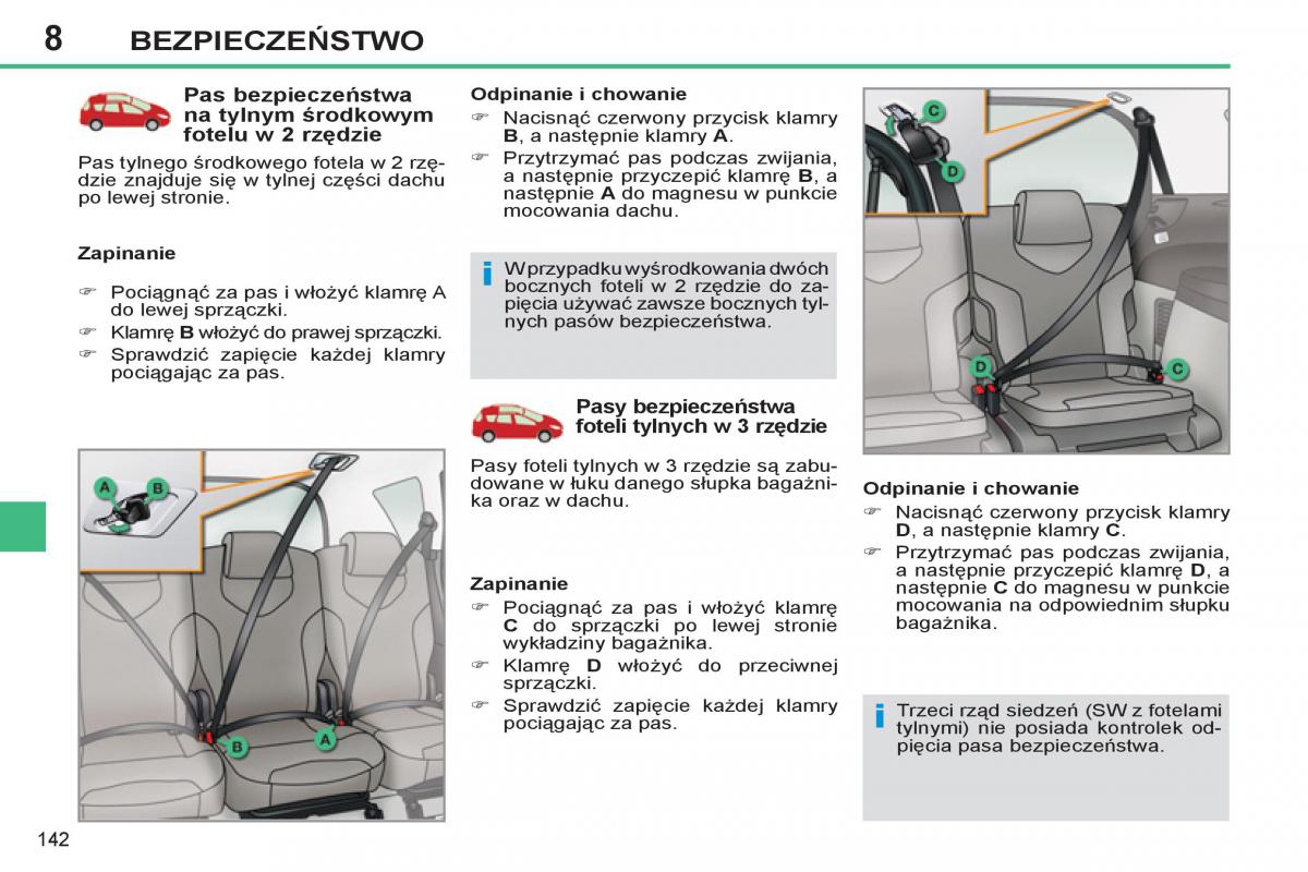 Peugeot 308 SW I 1 instrukcja obslugi / page 144