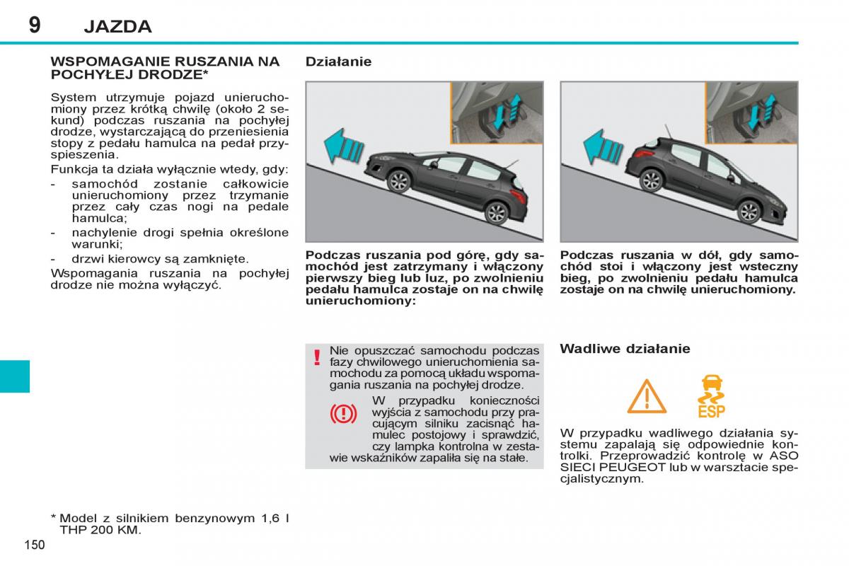 Peugeot 308 SW I 1 instrukcja obslugi / page 152