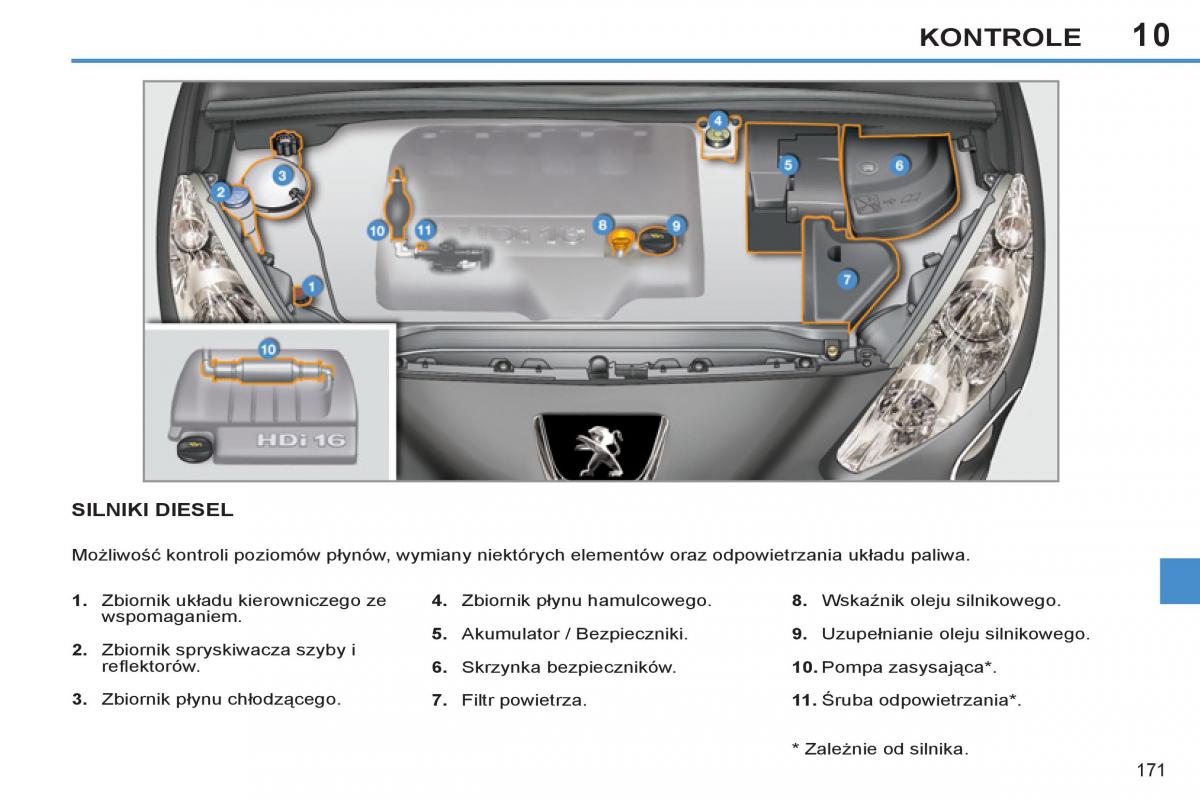 Peugeot 308 SW I 1 instrukcja obslugi / page 173