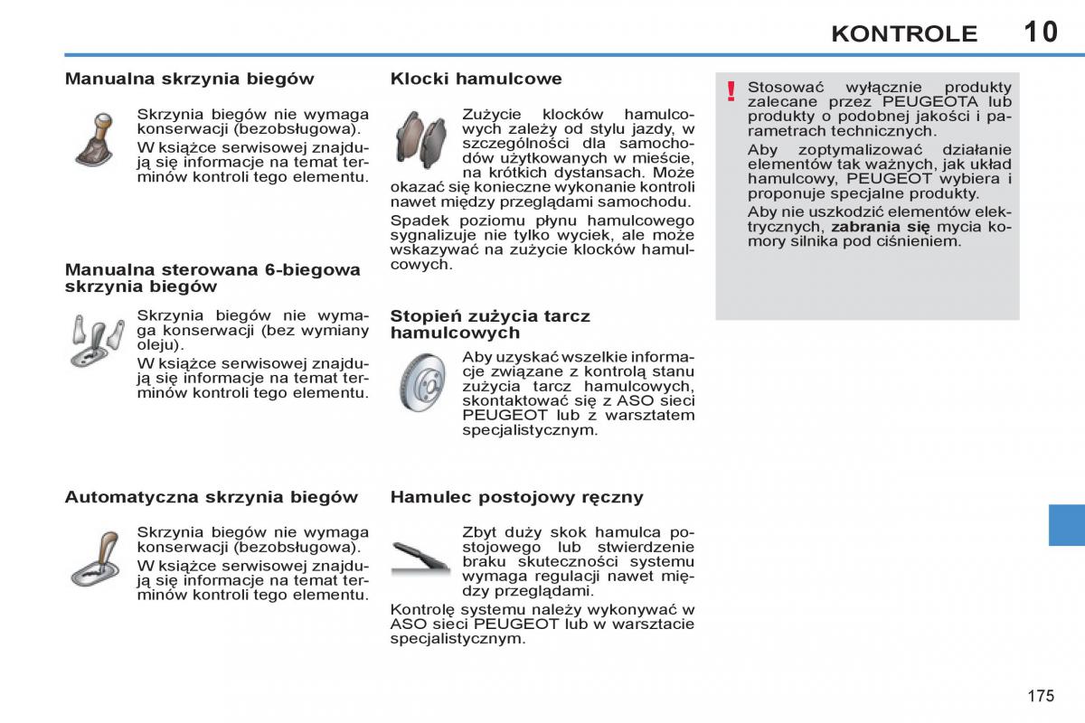 Peugeot 308 SW I 1 instrukcja obslugi / page 177