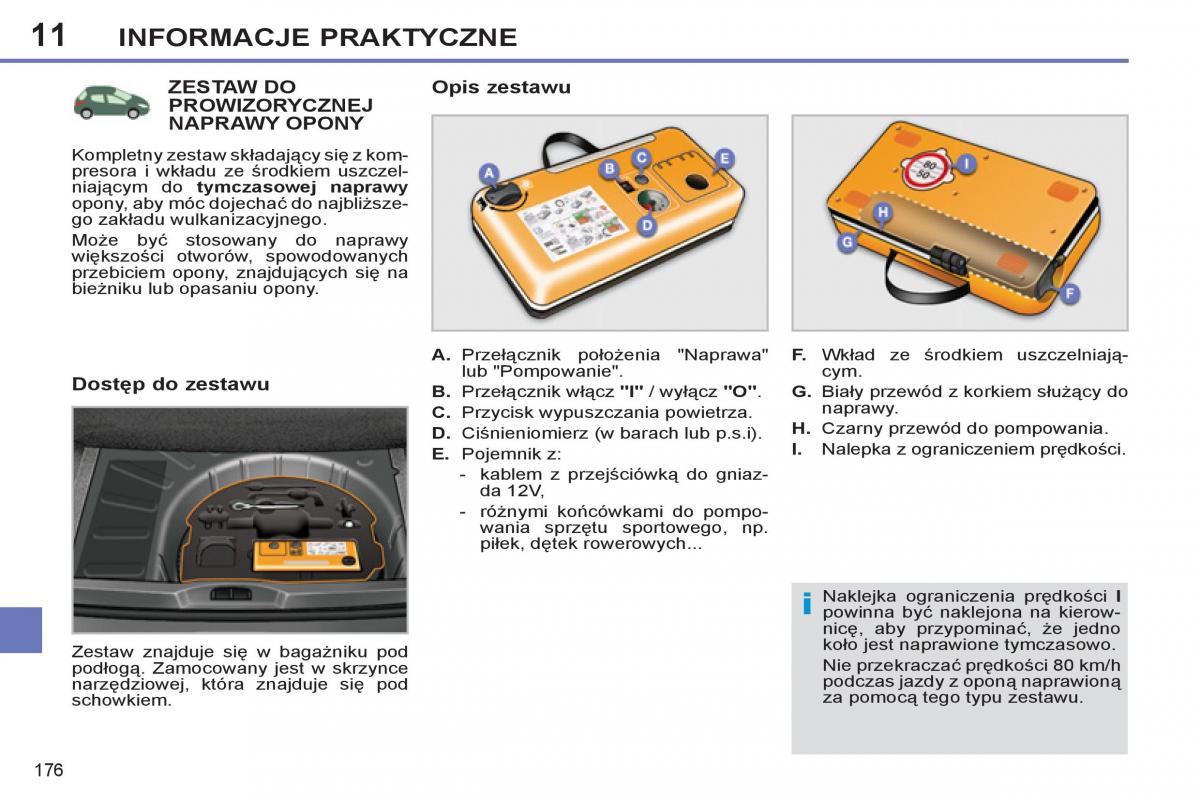 Peugeot 308 SW I 1 instrukcja obslugi / page 178