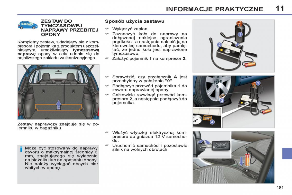 Peugeot 308 SW I 1 instrukcja obslugi / page 183