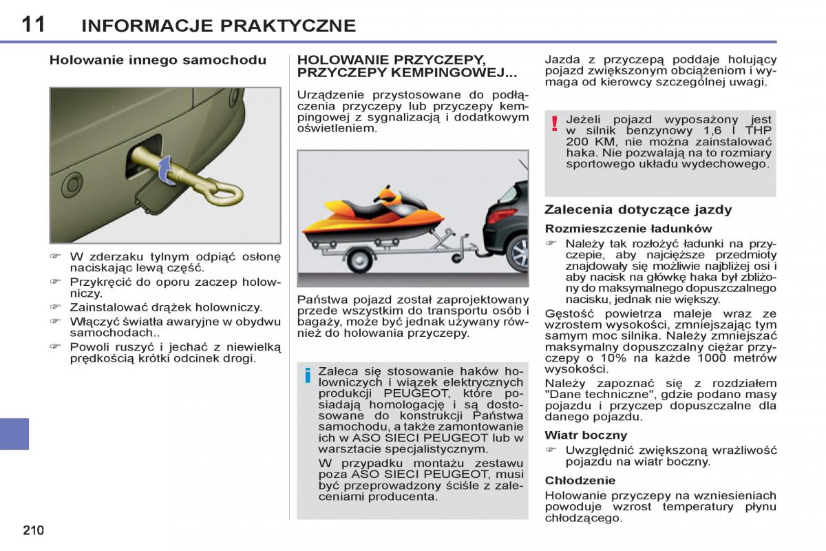 Peugeot 308 SW I 1 instrukcja obslugi / page 212