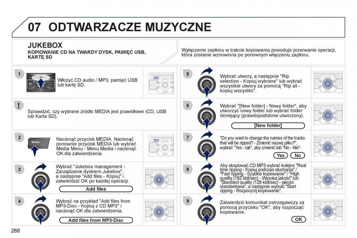 Peugeot 308 SW I 1 instrukcja obslugi / page 270