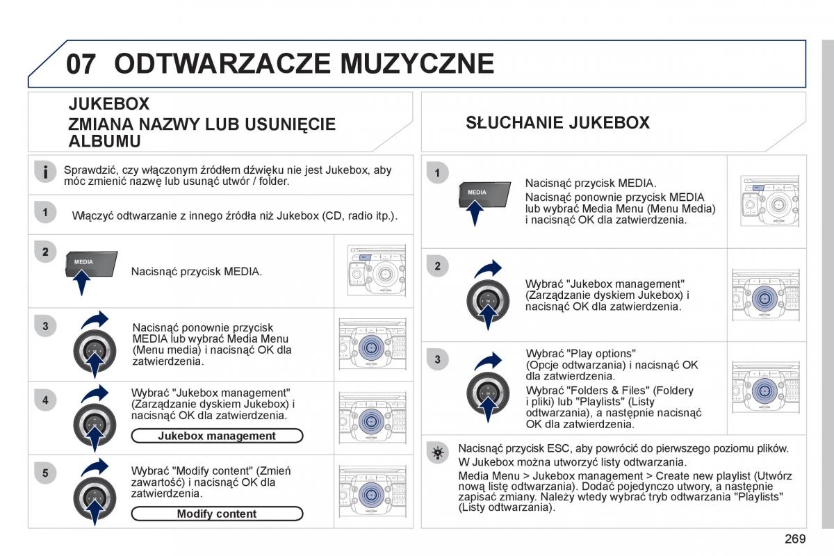 Peugeot 308 SW I 1 instrukcja obslugi / page 271