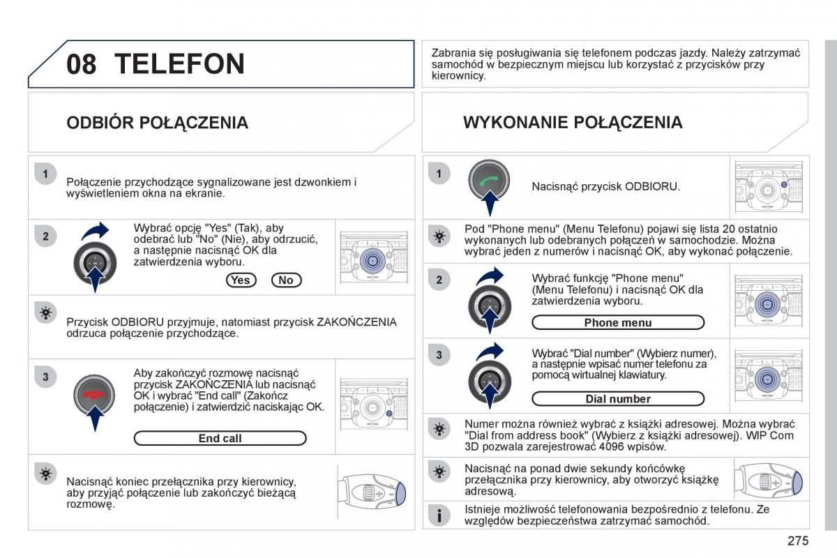 Peugeot 308 SW I 1 instrukcja obslugi / page 277